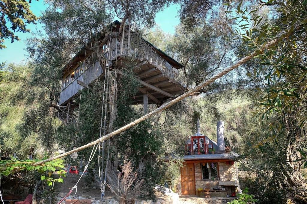 Margaritis'S Treehouse Paramonas (Corfu) Exterior foto